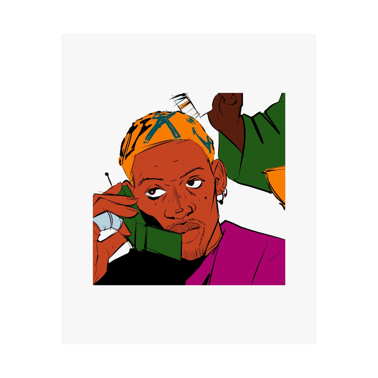 DENNIS RODMAN PRINT